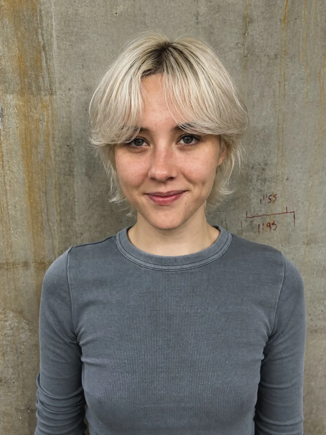 Curtain Bangs Blonde Wolf Cut