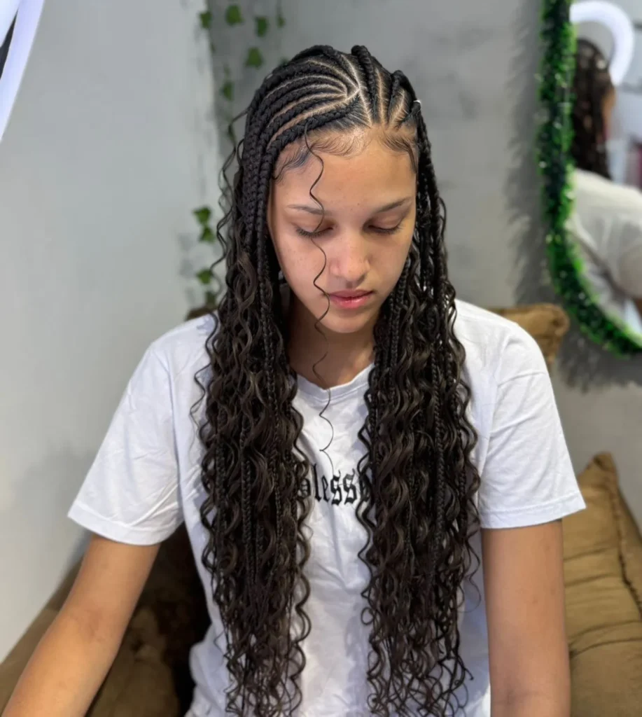 Dark Goddess Fulani Braids