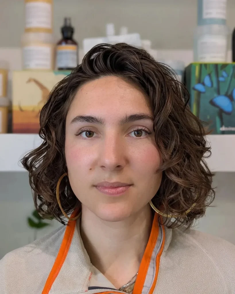 Defined Ringlet Italian Bob
