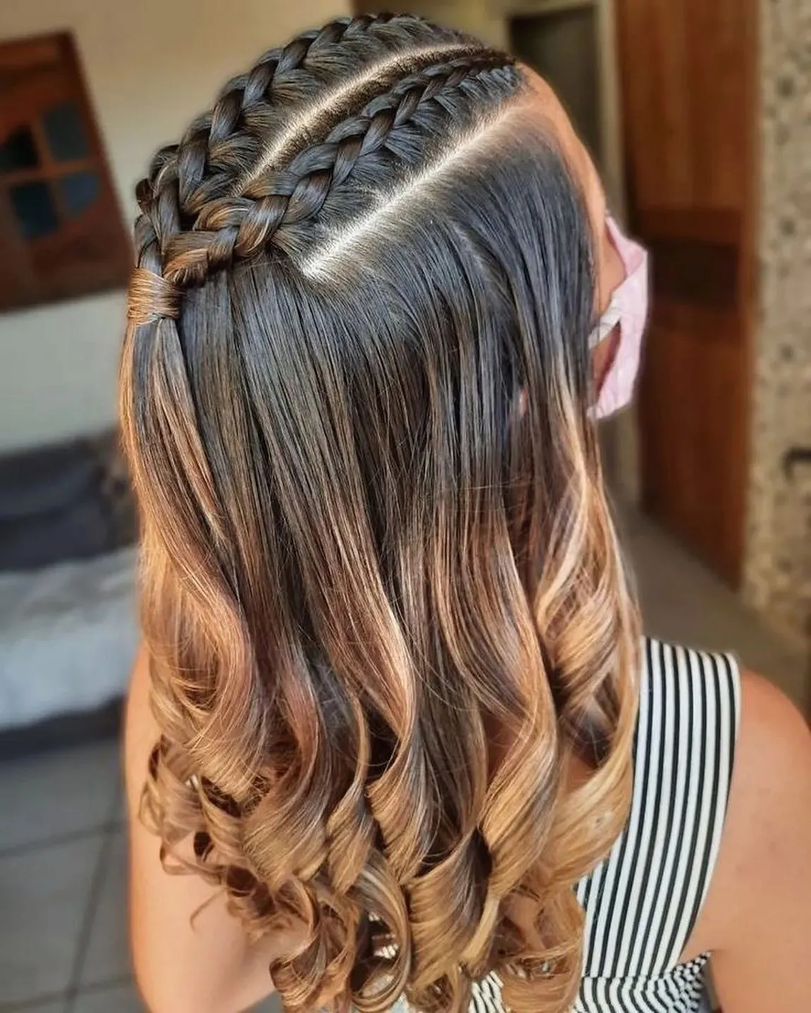 Double Crown Braid Waves