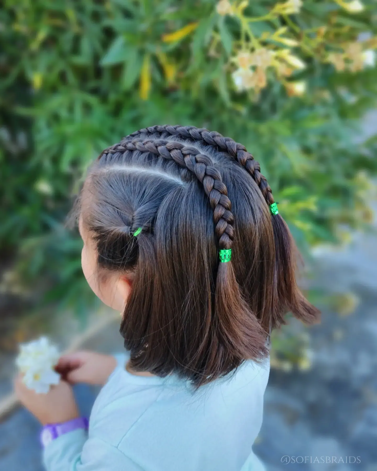 Double Crown Braids