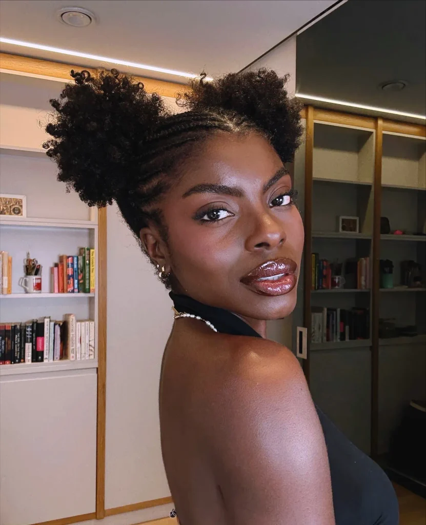 Double Puff Cornrows