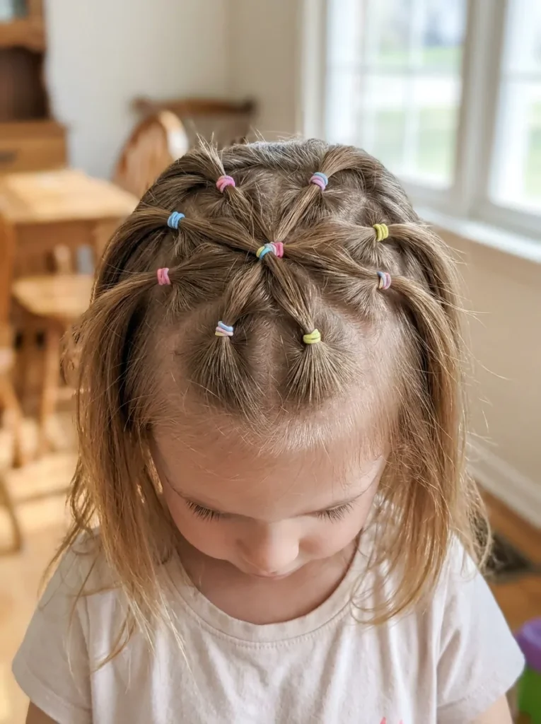 Elastic Flower Pattern