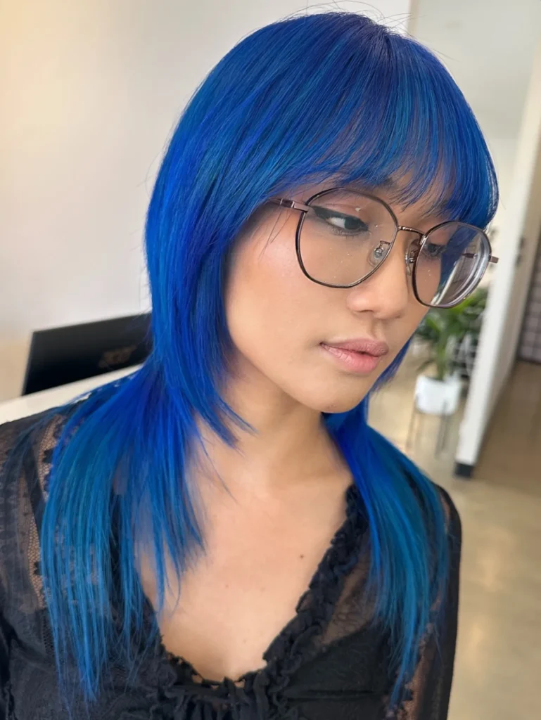 Electric Blue Layered Flow