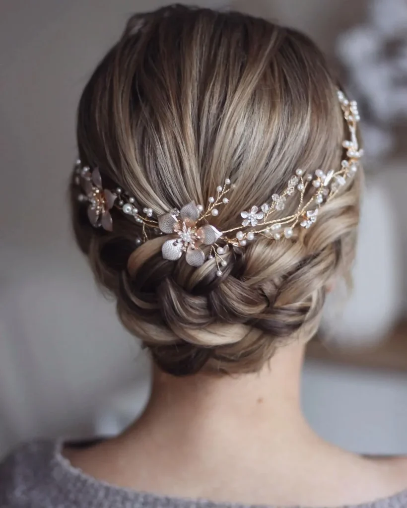 Elegant Braided Chignon Updo