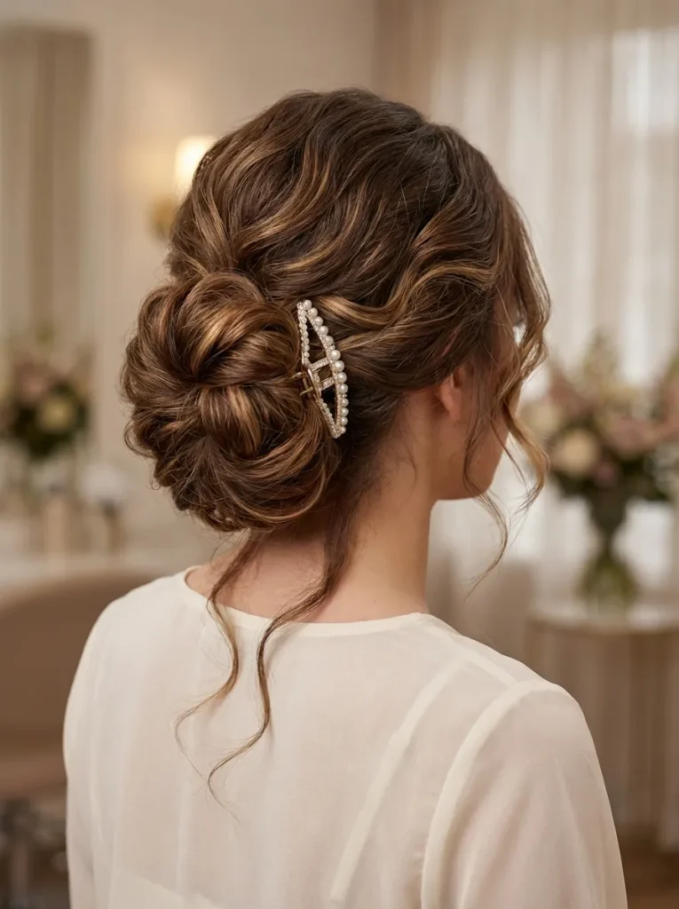 Embellished Bridal Clip Roll