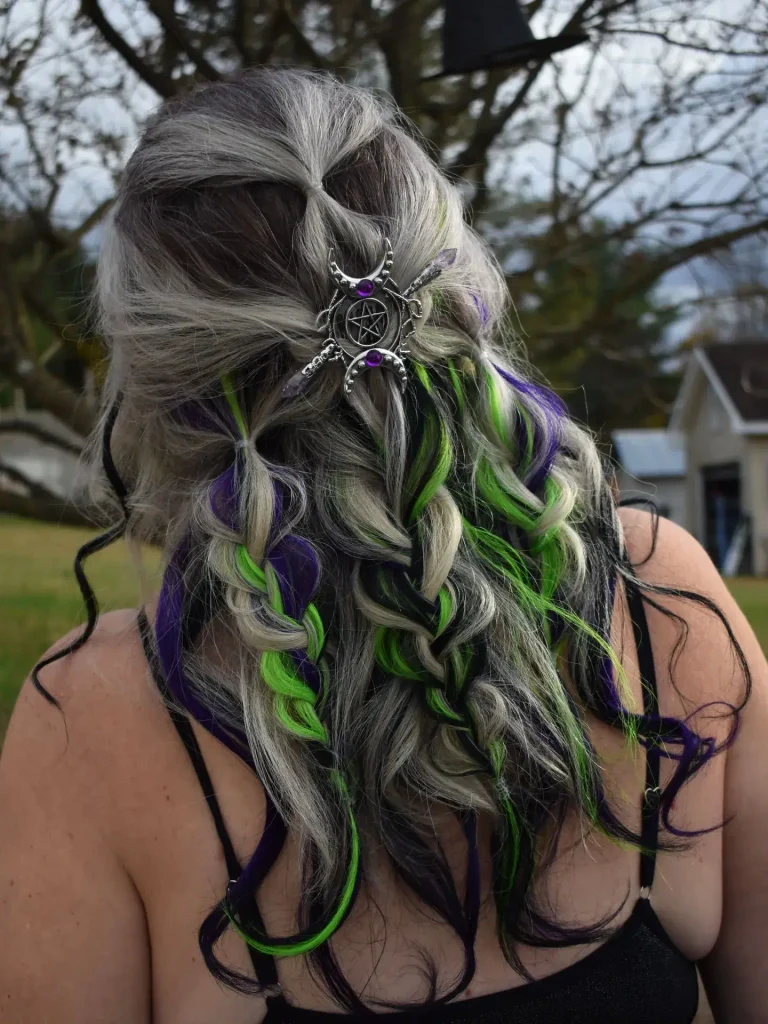 Enchanted Spiderweb Half-Up Curls