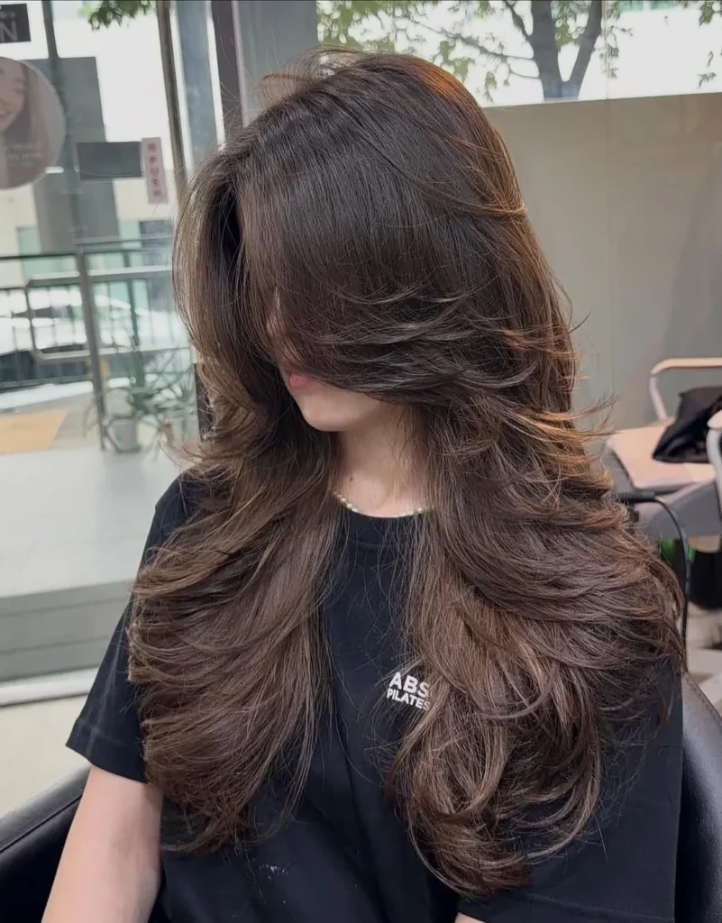 Face Framing Voluminous Layers