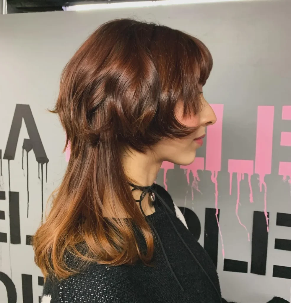 Feathered Auburn Octopus Cut
