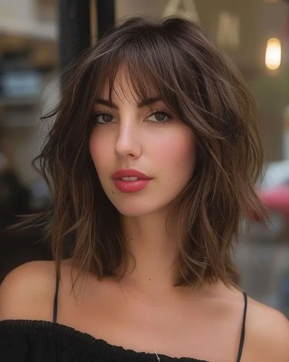 Feathered Choppy Bob Layers