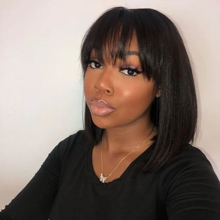 Feathered Fringe Straight Lob