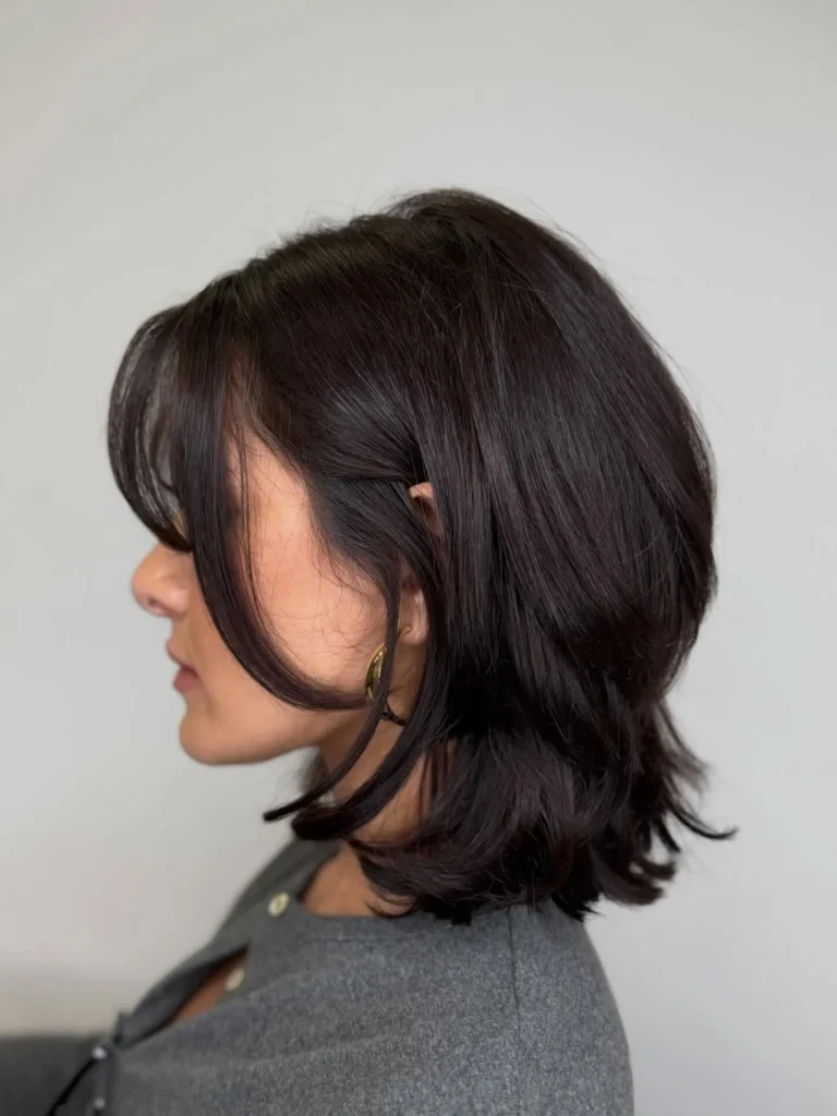 Feathered Layered Flip Bob