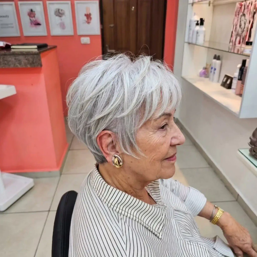 Feathered Silver Pixie
