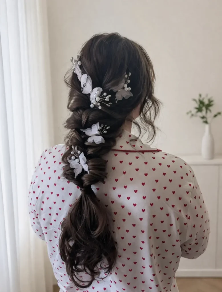Floral Bubble Braid