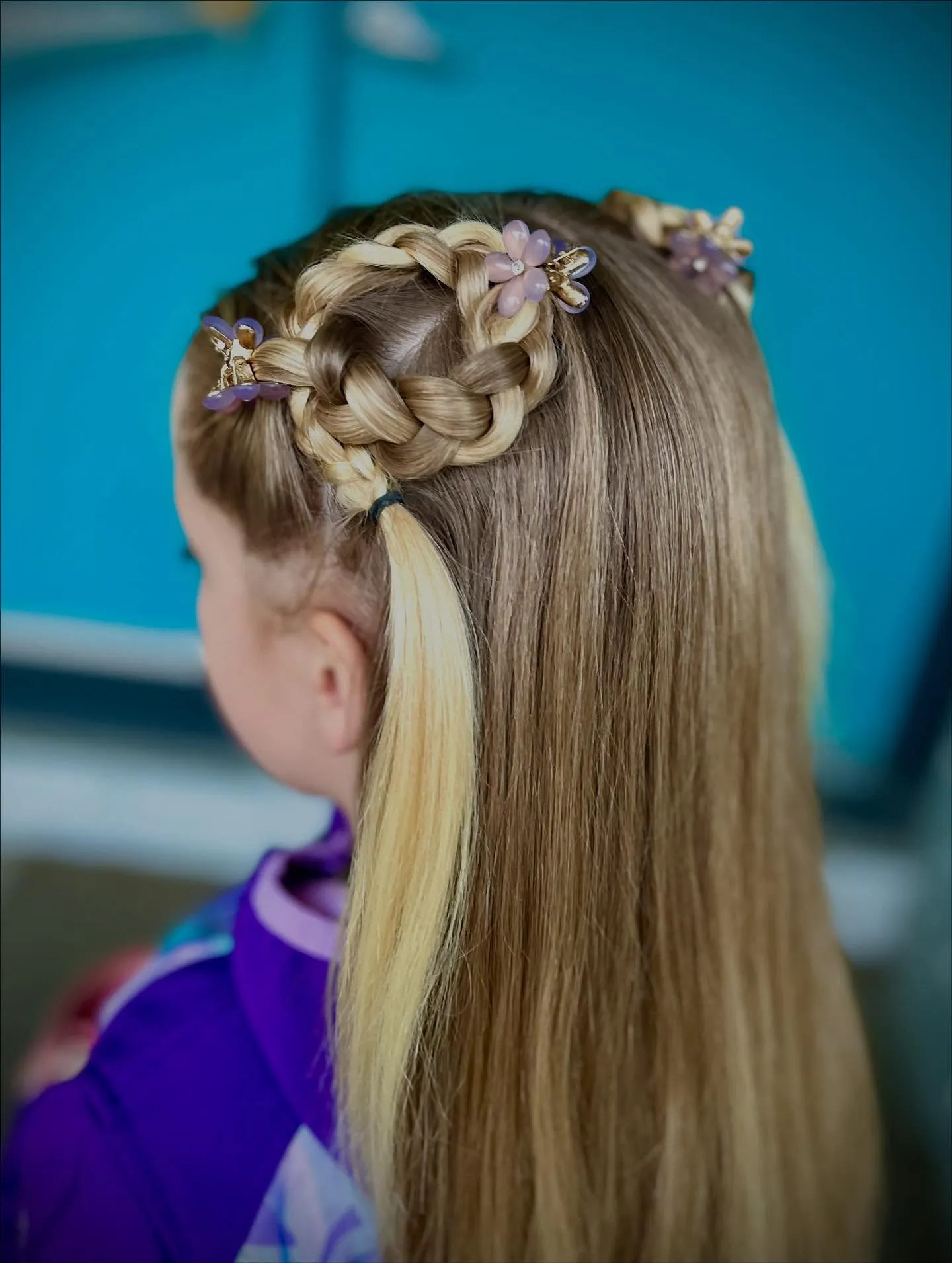 Floral Crown Side Braid