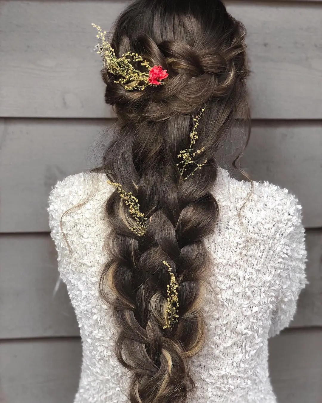 Floral Twisted Braid