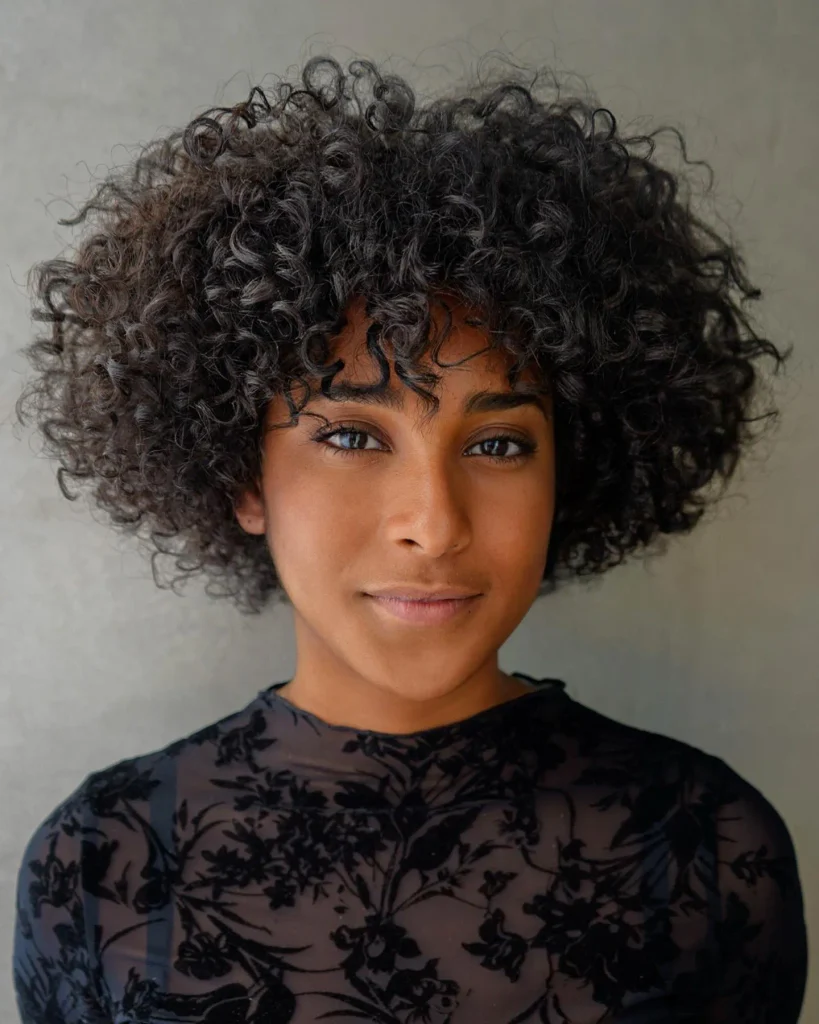 Fluffy Curly Afro