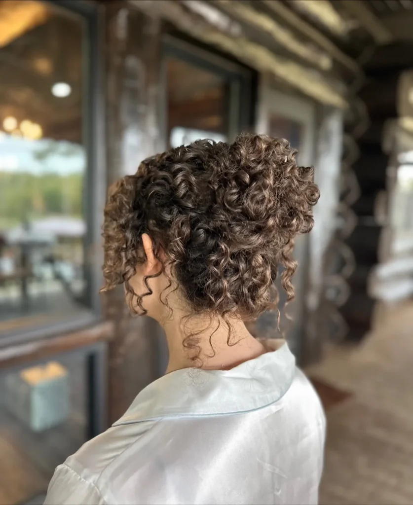 Full-Texture Curly Updo