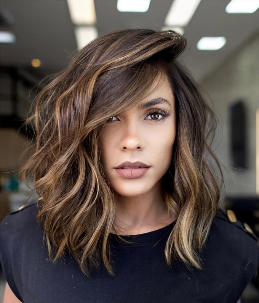 Glam Wave Choppy Bob Style