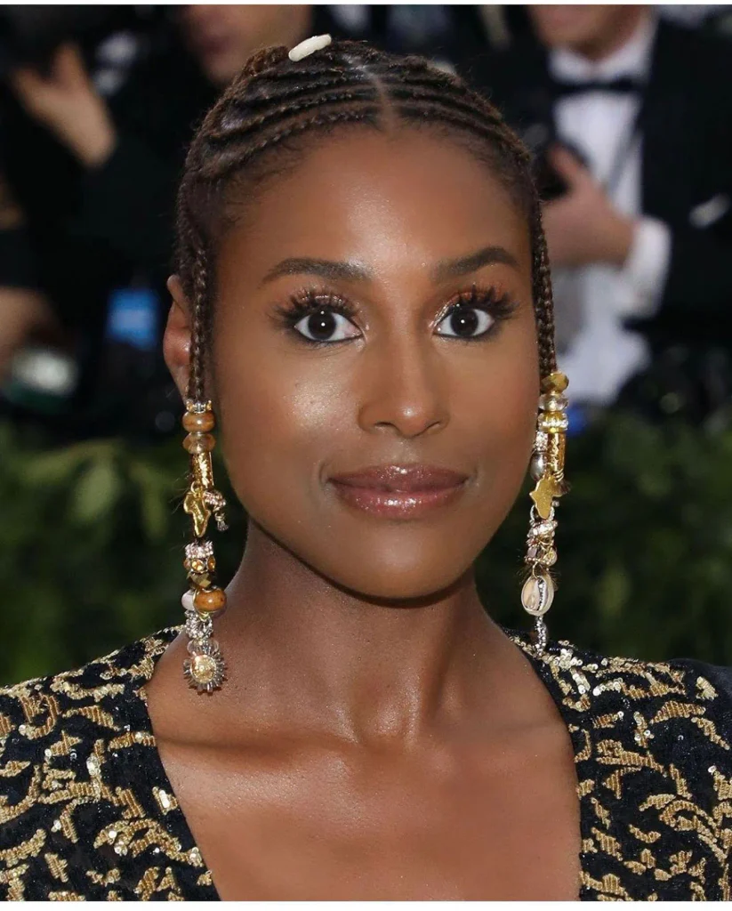 Glamorous Beaded Cornrows