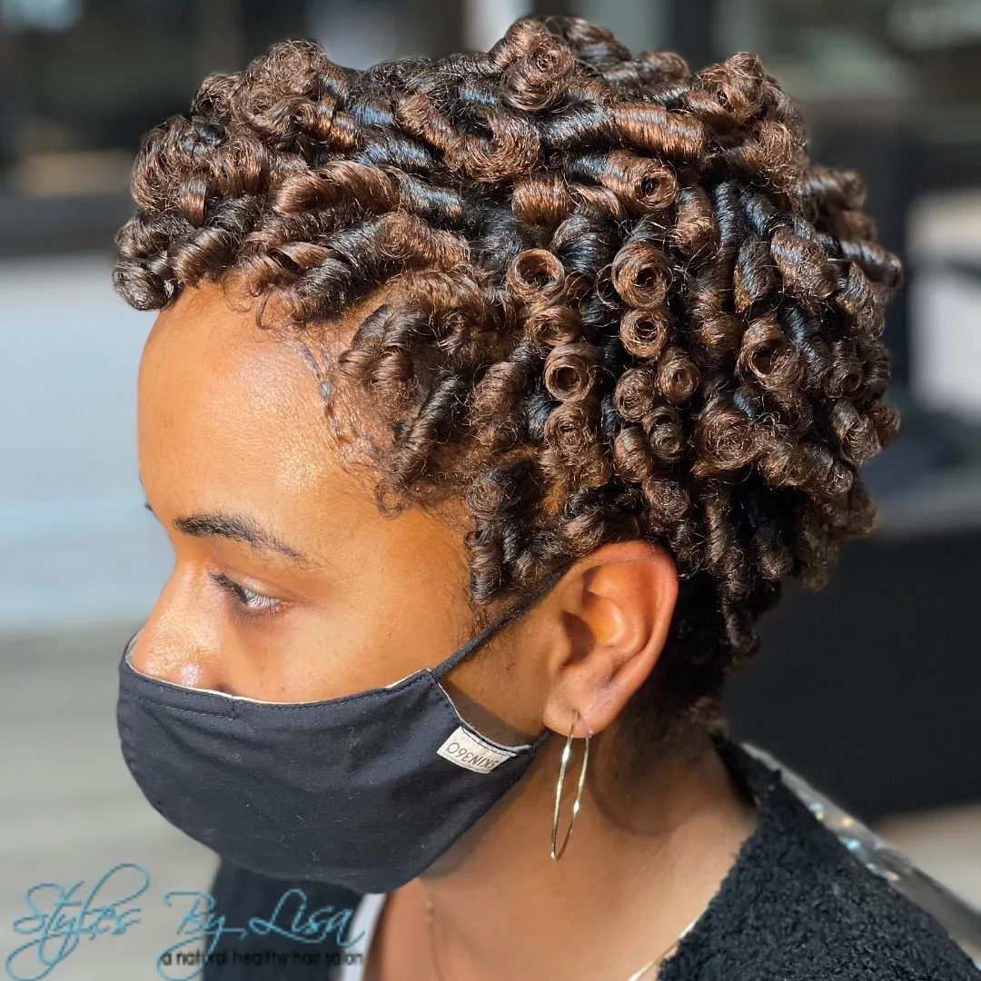Glossy Mini Twist Coils