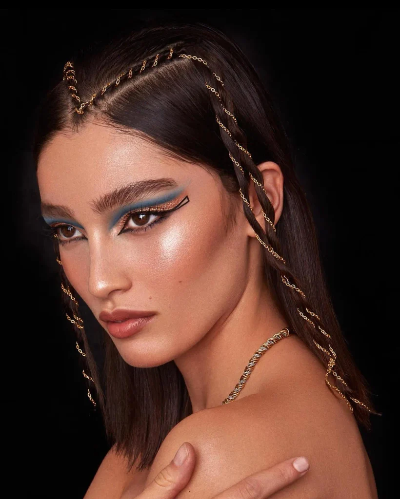 Golden Chain Goddess Hair