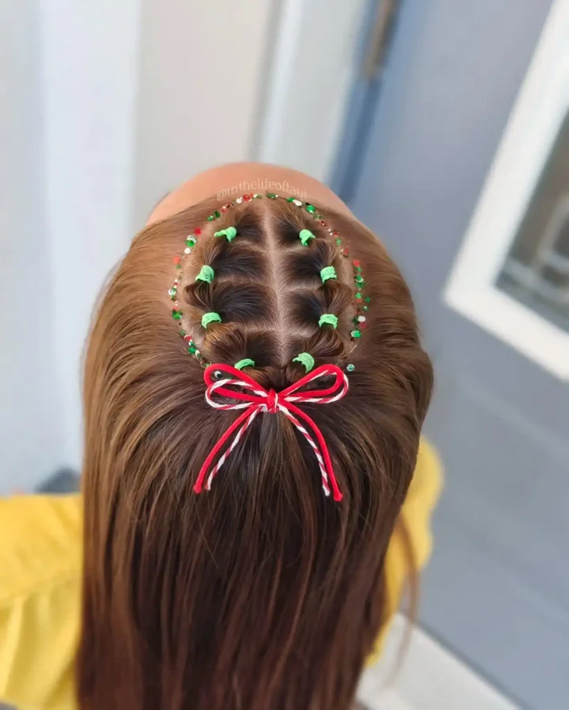 Green Loop Christmas Heart