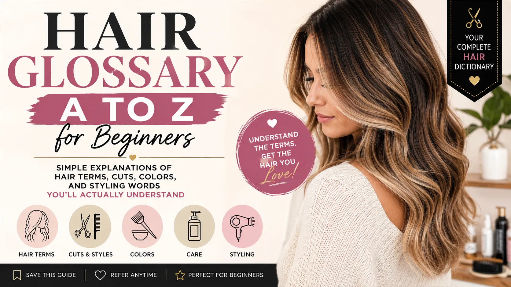 Hair Glossary A to Z for Beginners