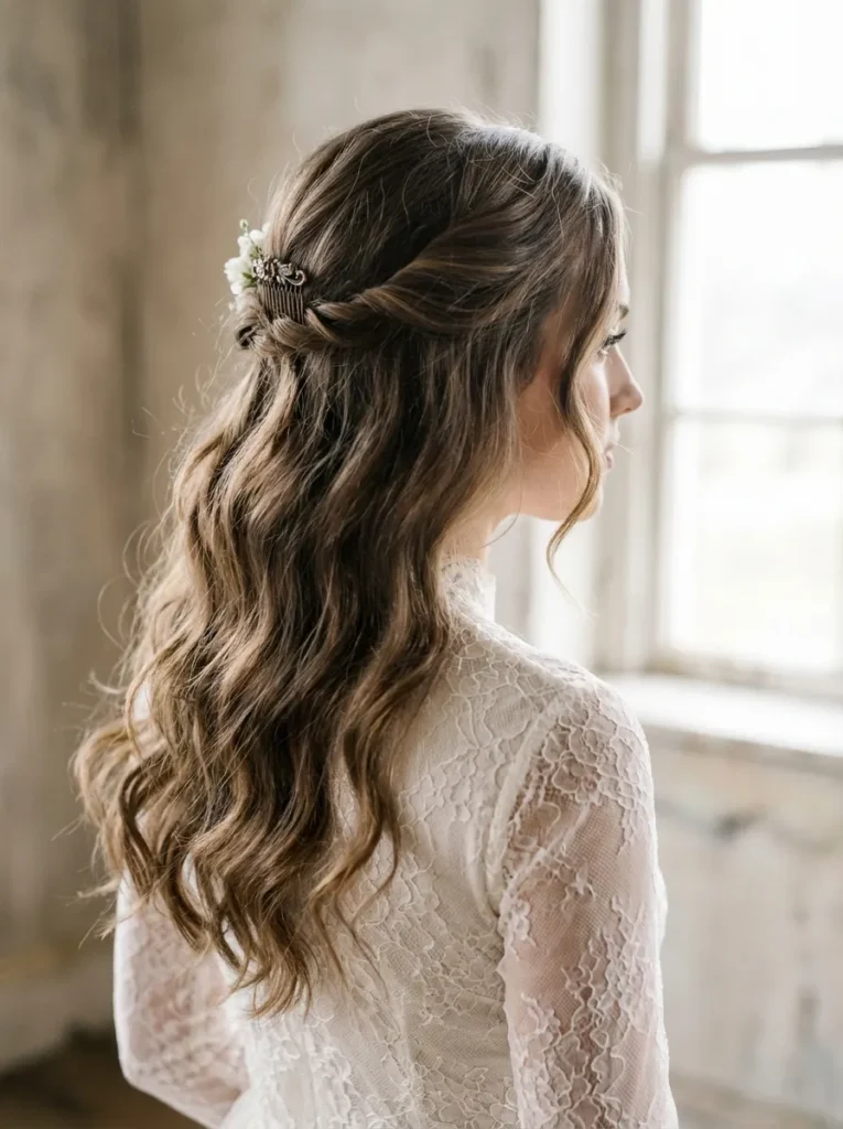 Half Down Side Sweep