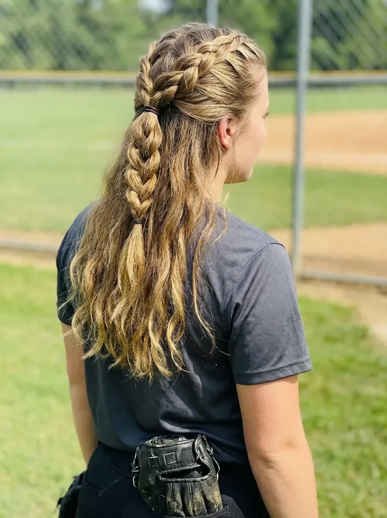 Half Up Braided