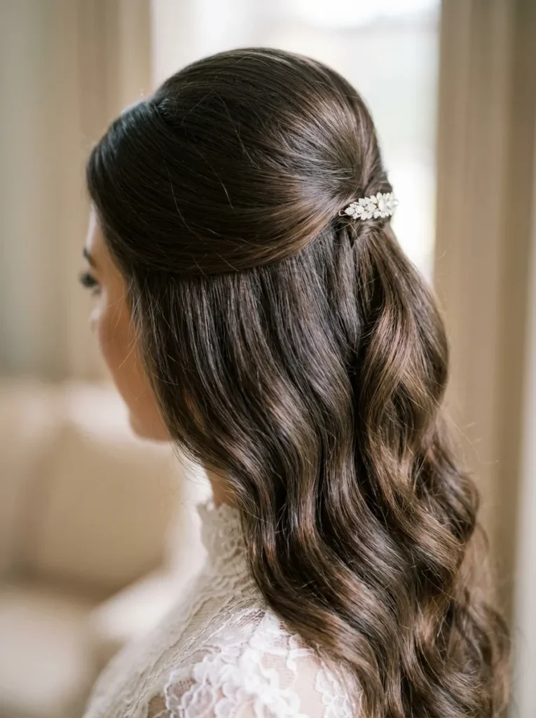 Half Up Crown Volume