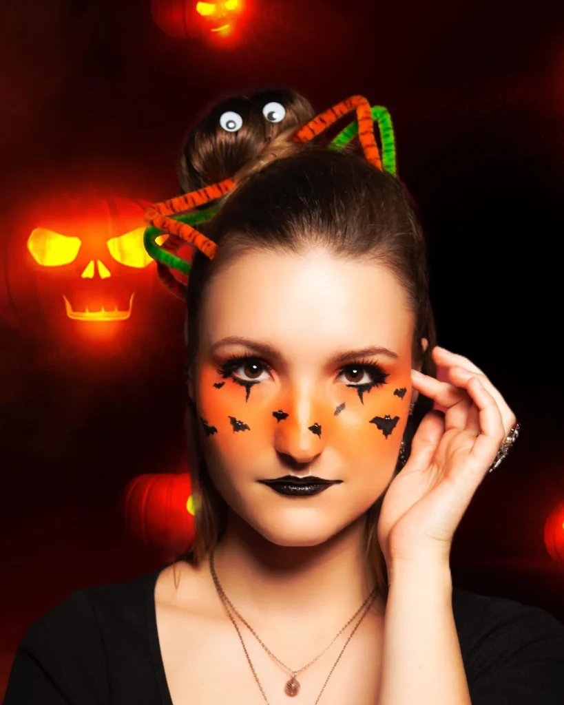 Halloween Bat Queen Updo