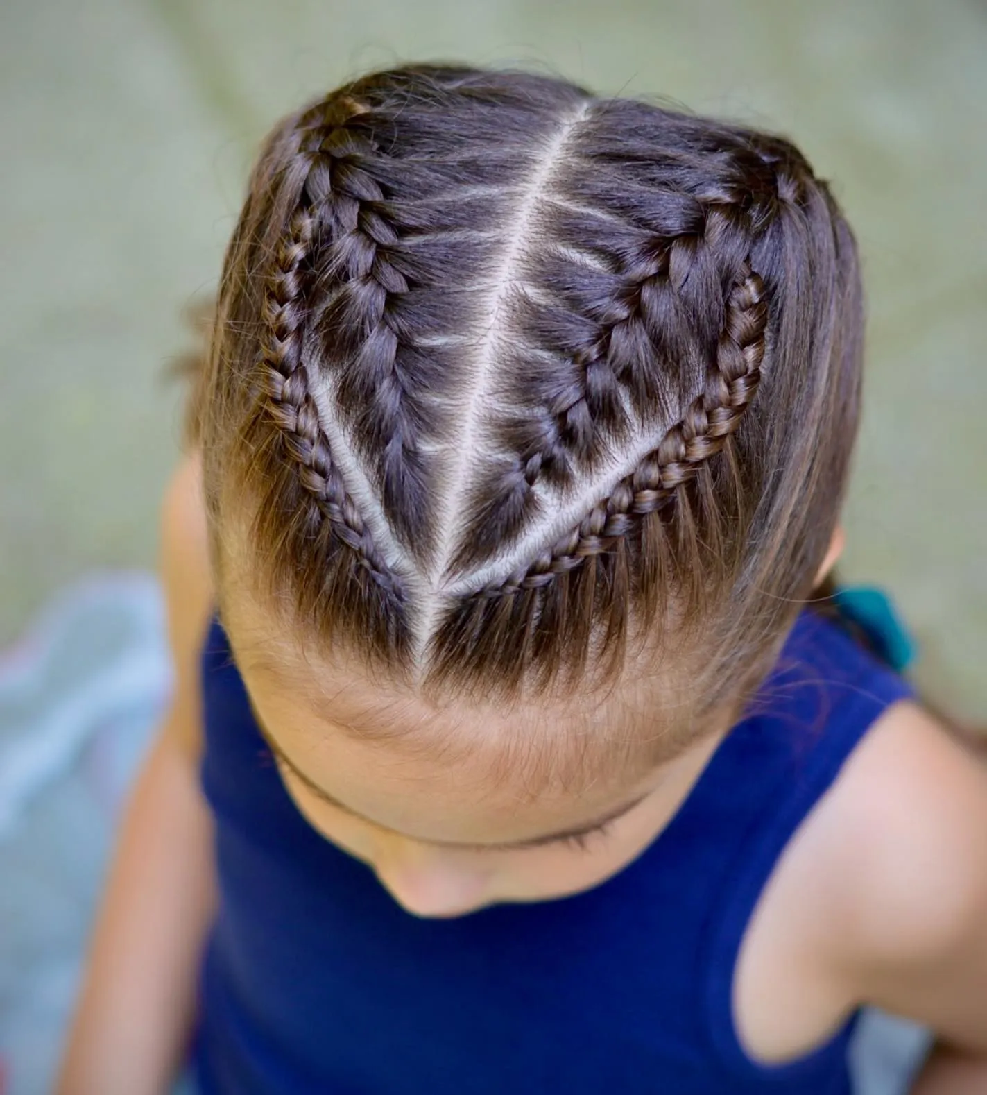 Heart Shaped Crown Braids