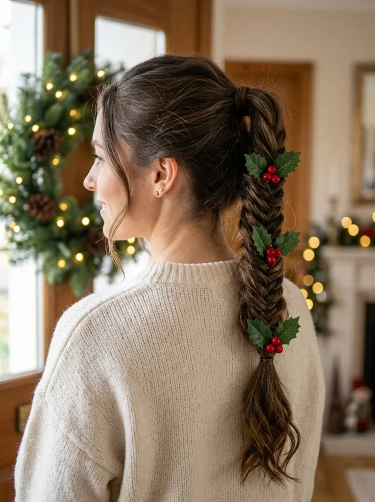 Holly Leaf Braided Pony