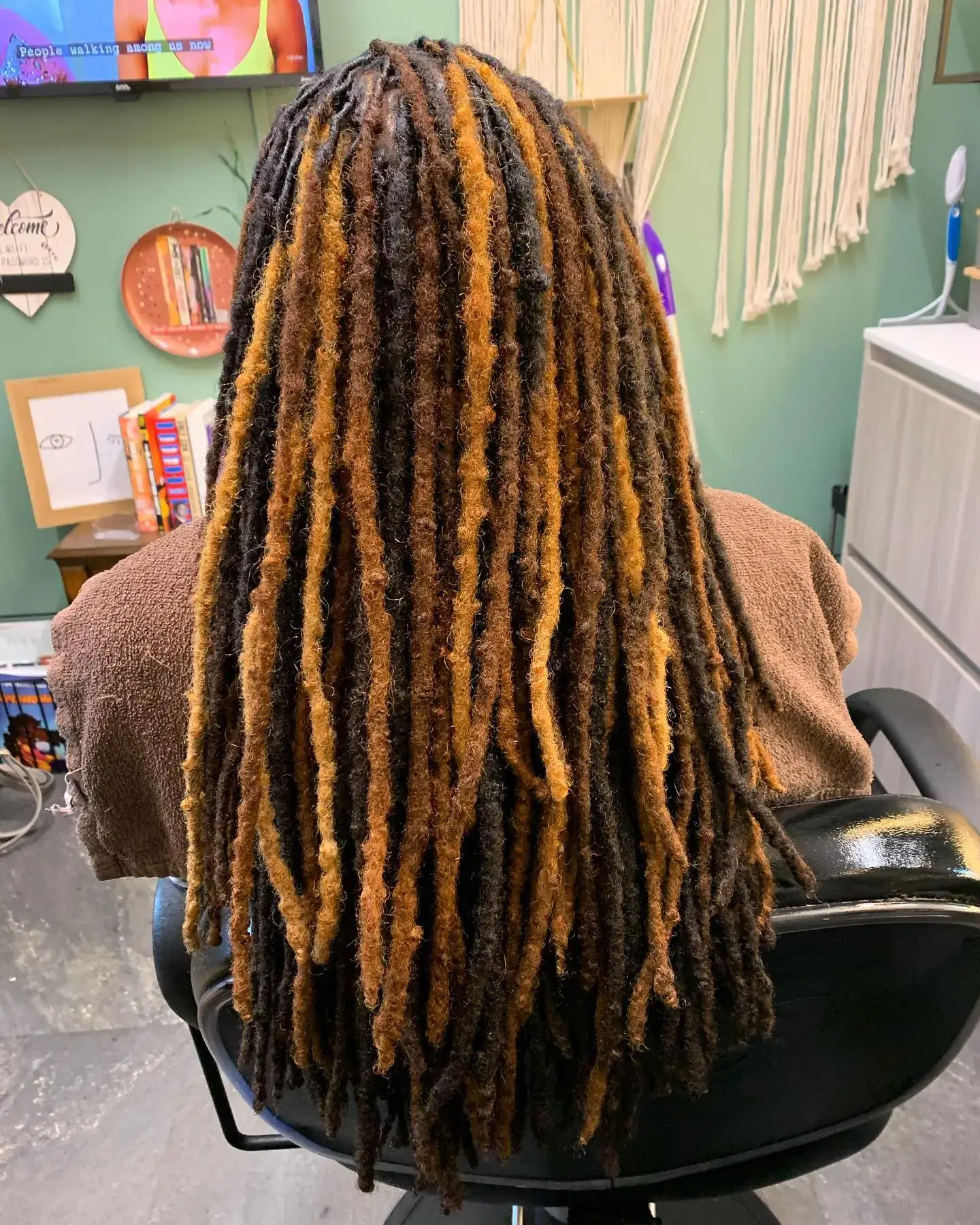 Honey Brown Locs