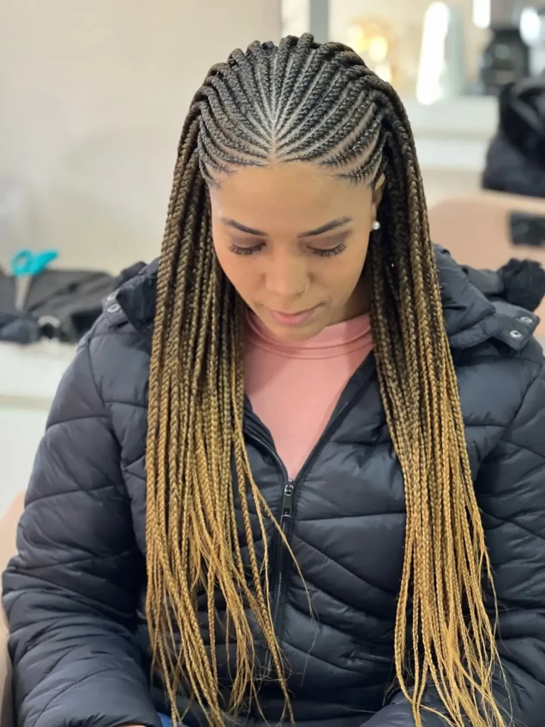 Honey Ombre Fulani Braids