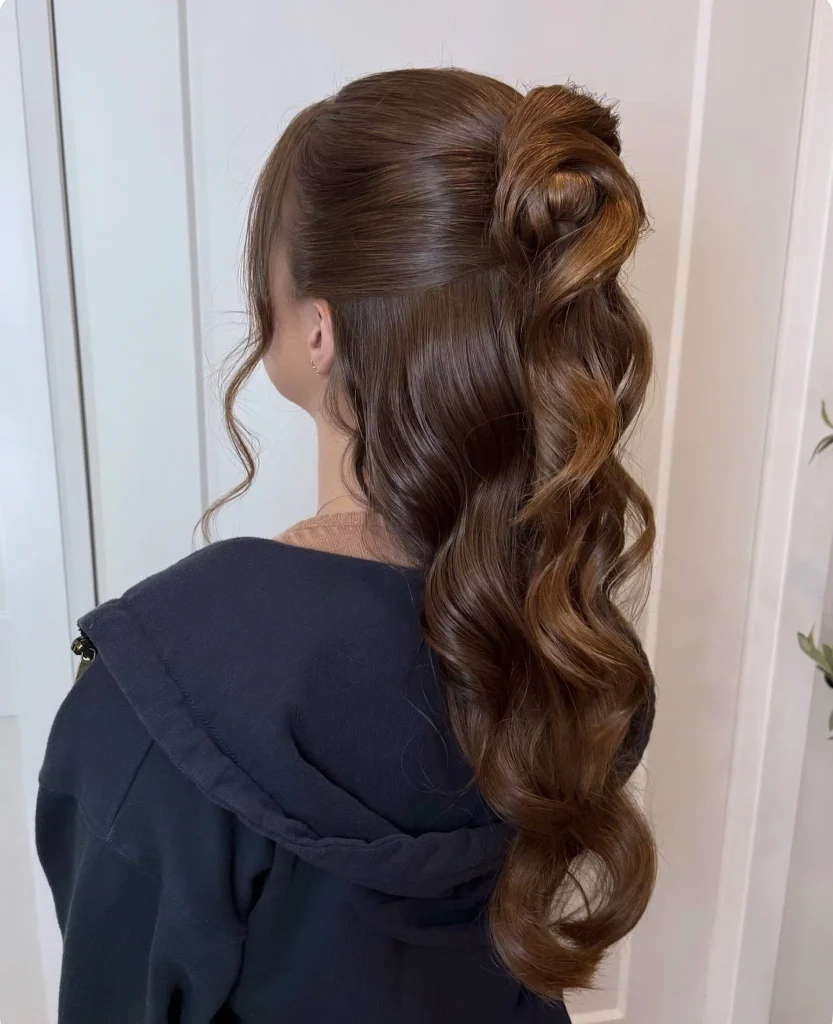 Knotted Cascade Ponytail