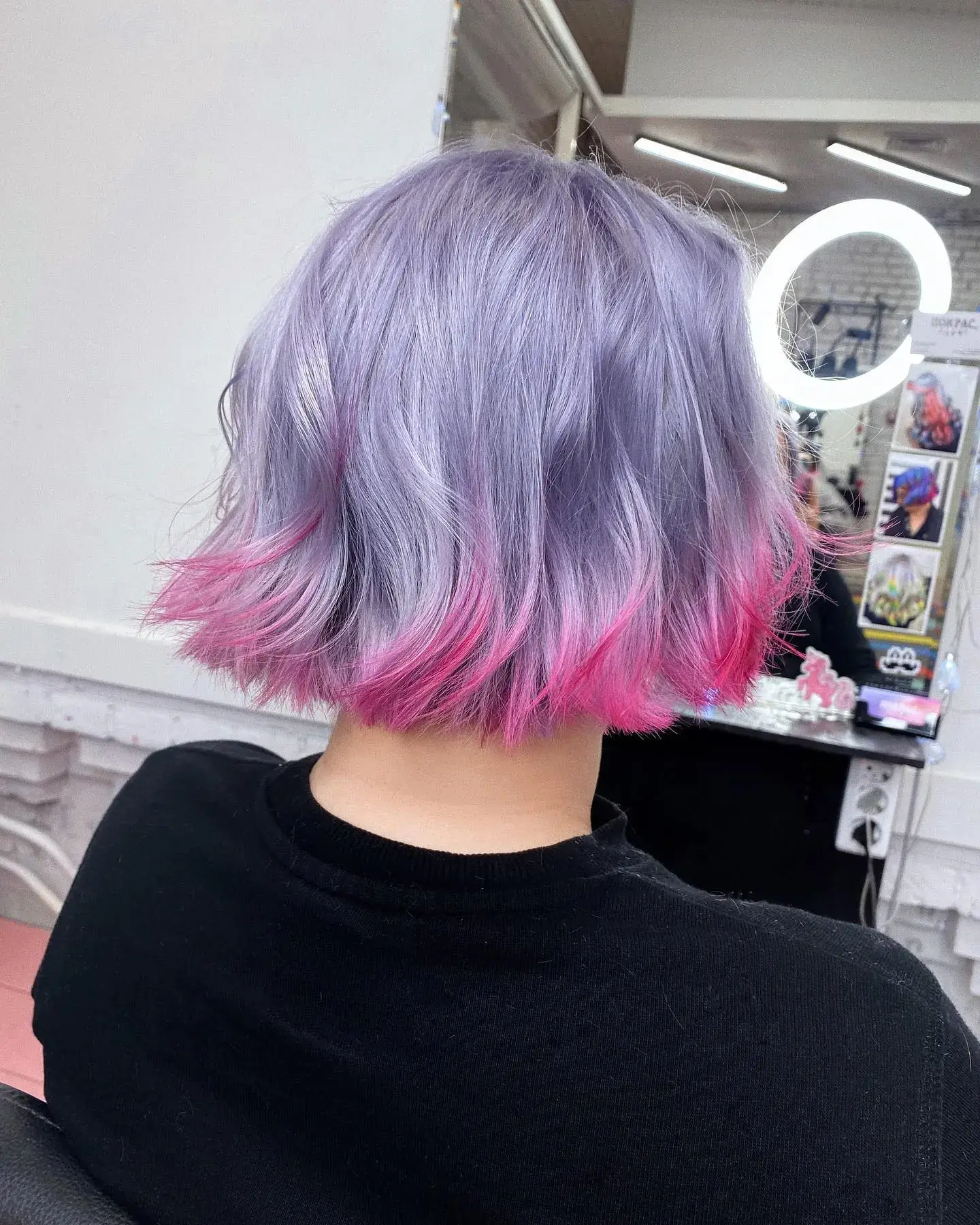 Lavender Pink Ombre Bob