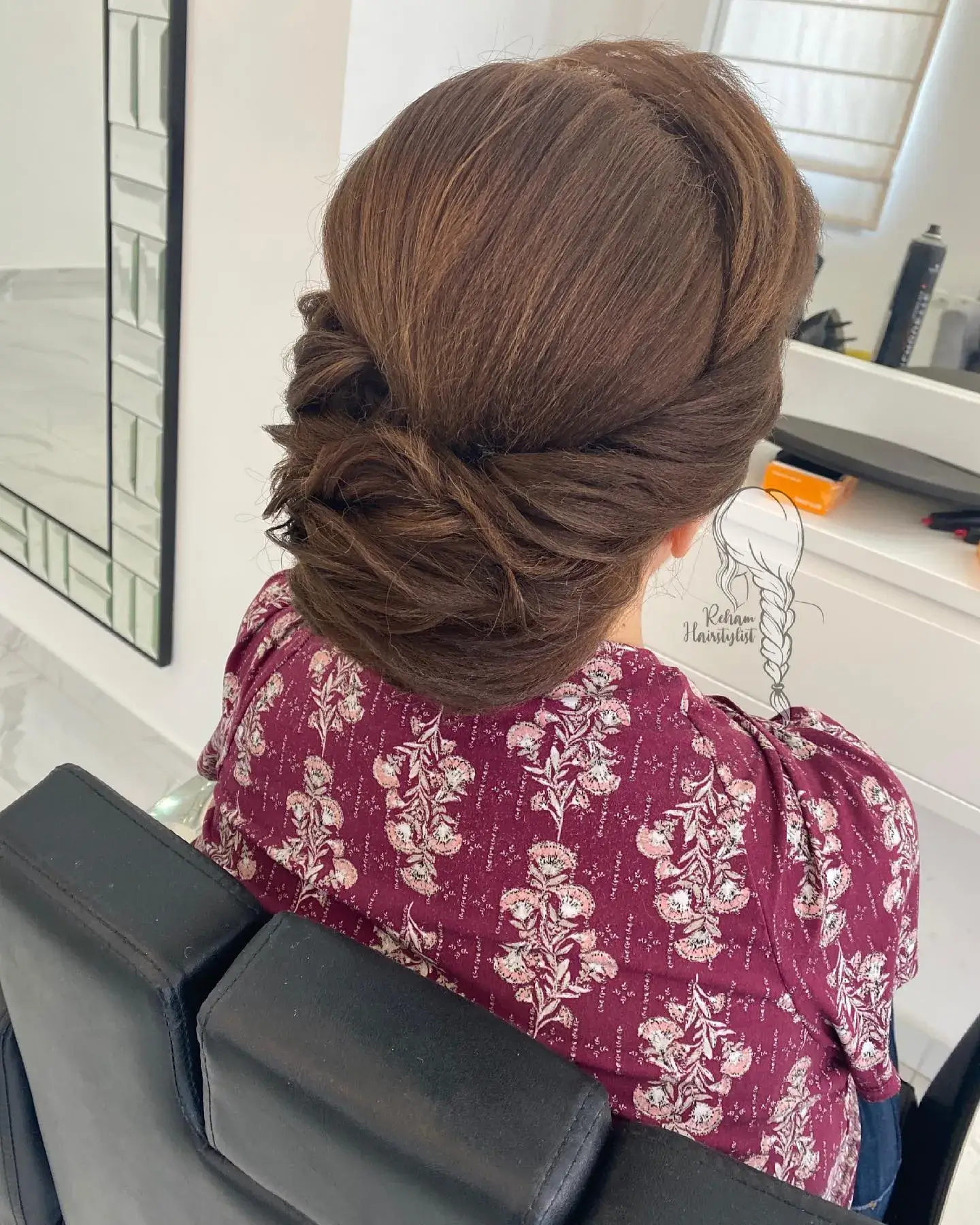 Layered Brunette Twist