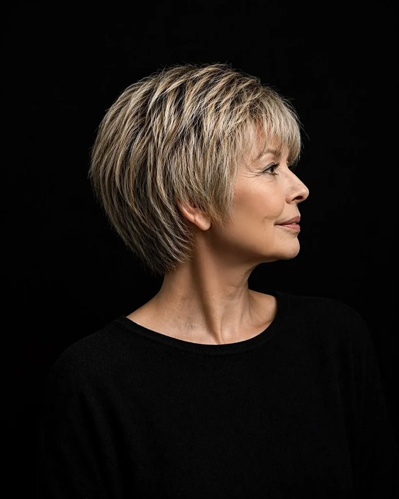 Layered Tapered Pixie Bob