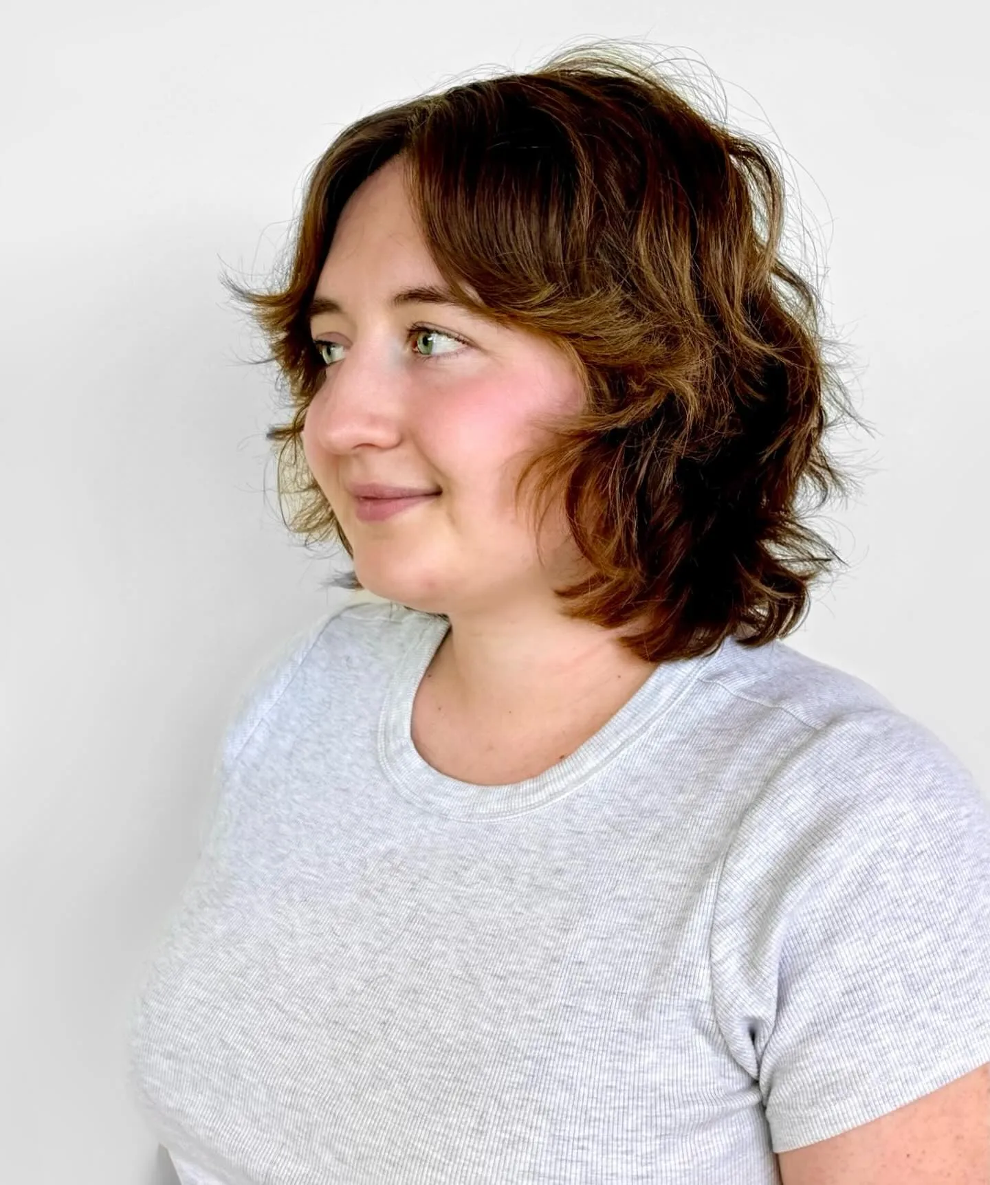 Layered Wavy Bob