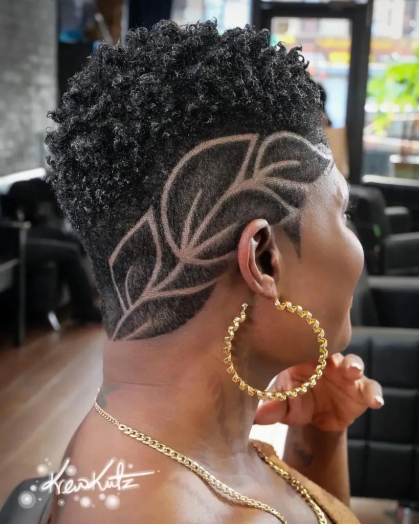 Leaf Design Fade TWA