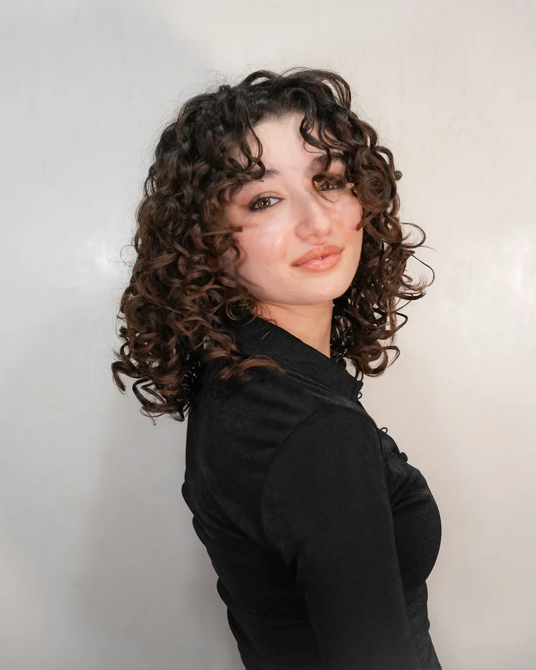 Long Layered Curly Shag
