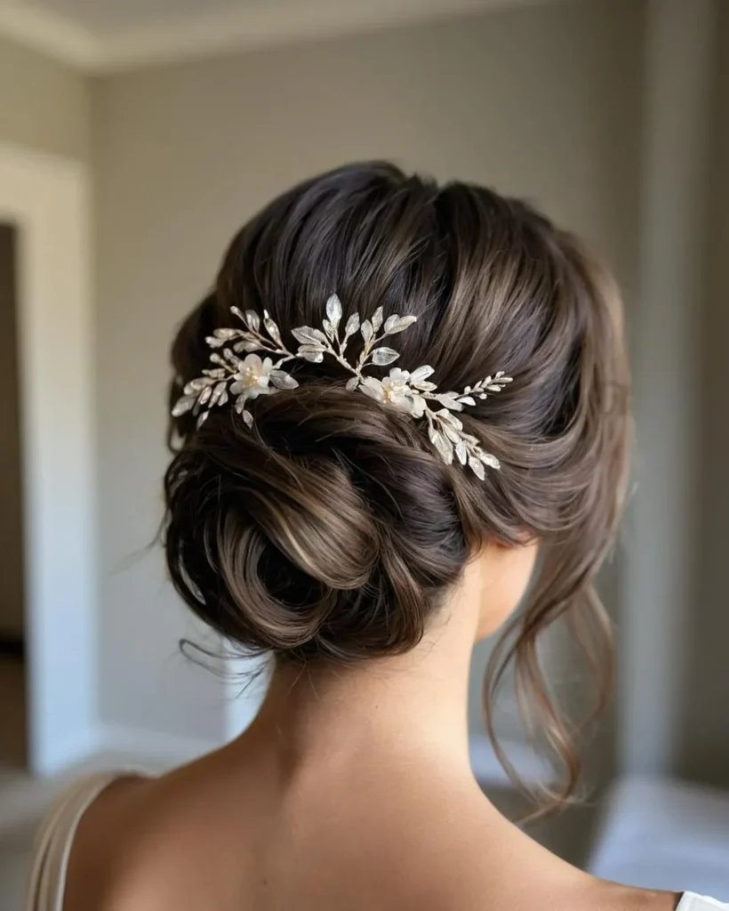 Looped Romantic Low Bun