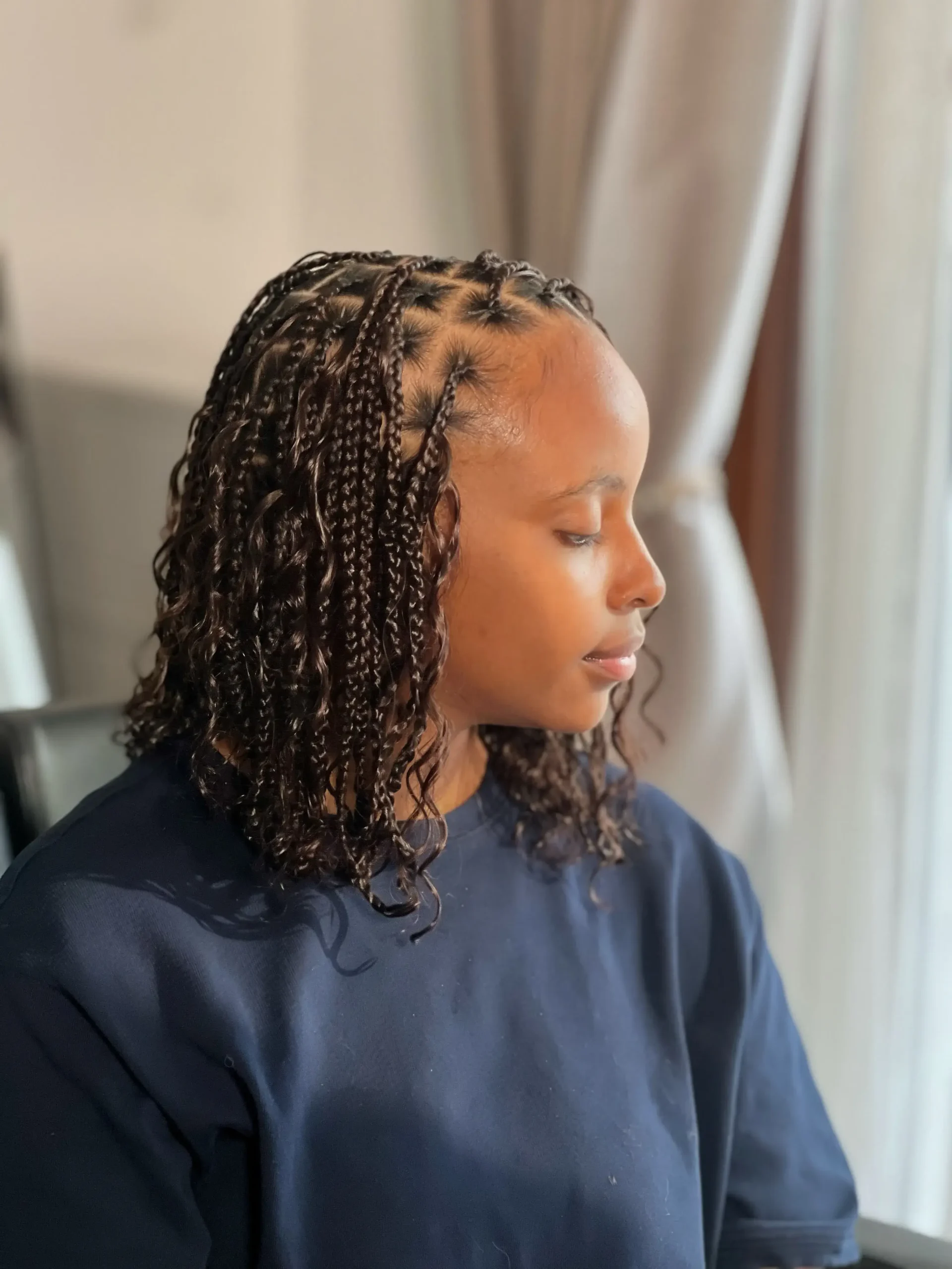Loose Boho Bob Braids