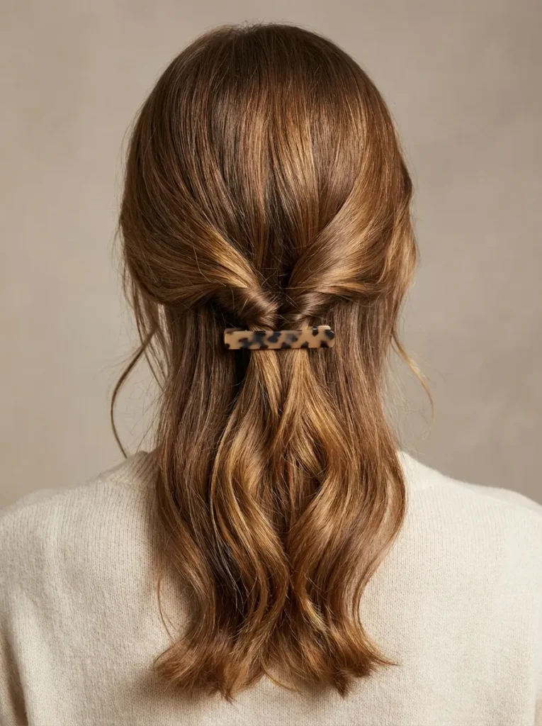 Loose Clipped Pony Twist