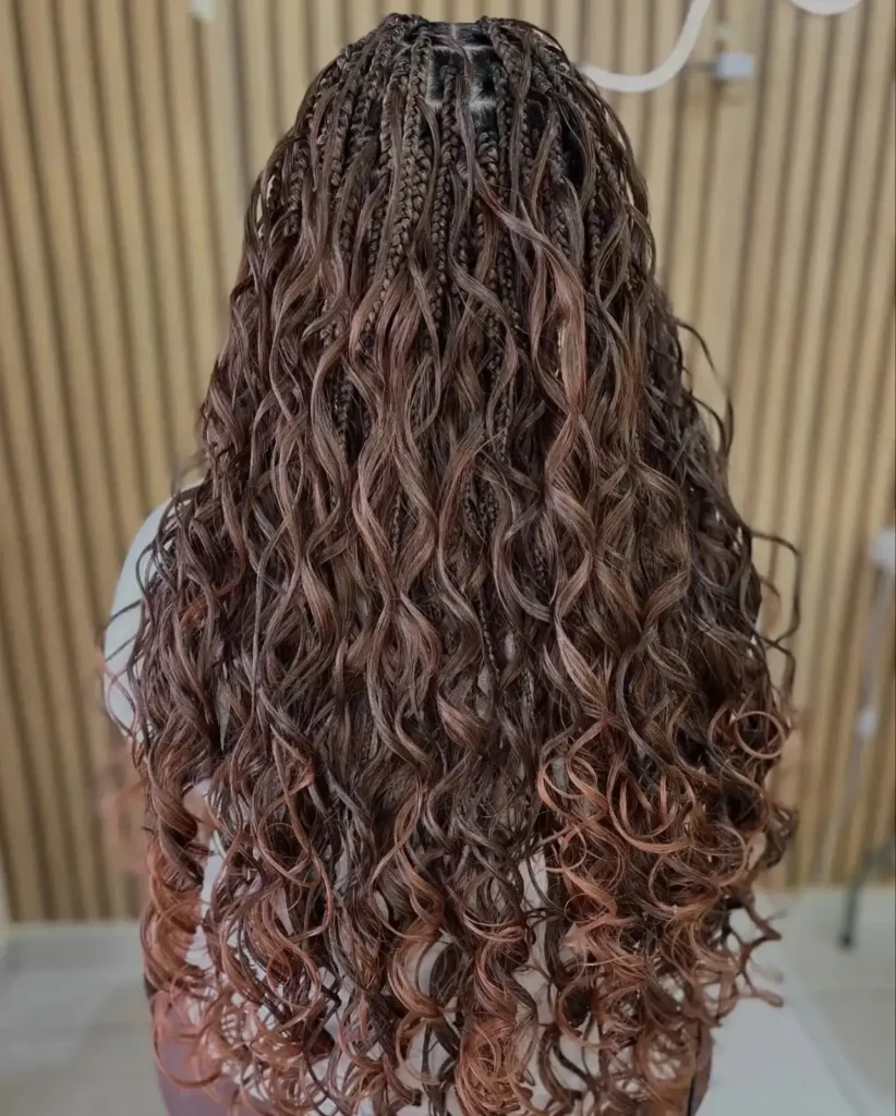 Loose Wave Curl Braids