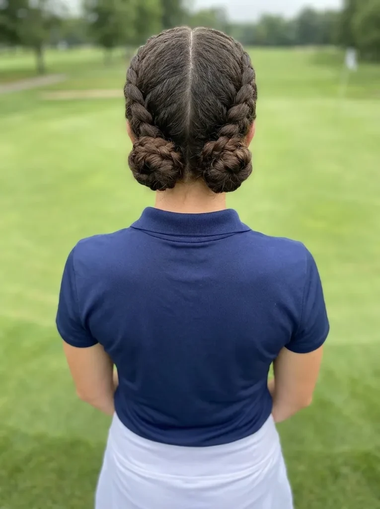 Low Braided Bun Duo