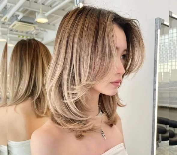 Luxe Balayage Kitty Cut Volume