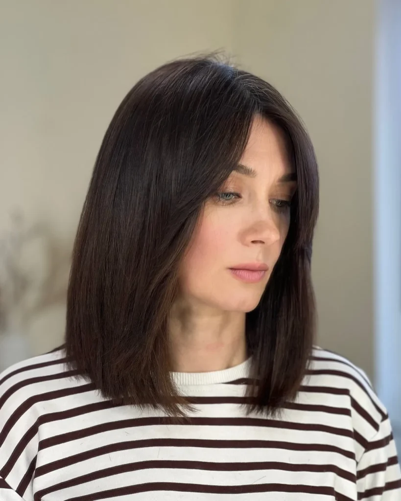 Midnight Silhouette Long Bob